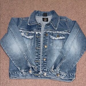 Rue 21 Denim jacket size girls medium